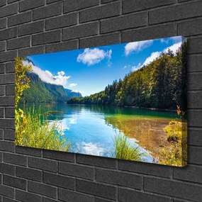 Obraz Canvas Hory les príroda jazero 120x60 cm