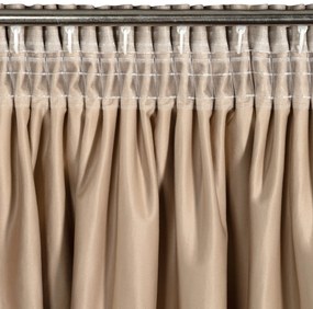 ZATEMŇOVACÍ ZÁVES NA PÁSKE ESTEL 140X270 CM SVETLOBÉŽOVÁ