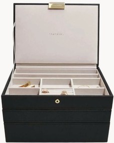 Šperkovnica Classic Black, 3 ks