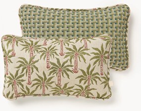 Ručne vyrobený exteriérový obojstranný vankúš Laura