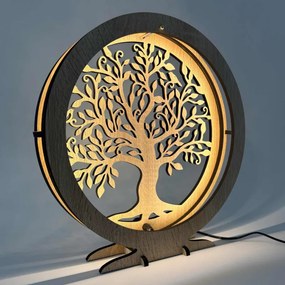 LED lampa Strom života – Luxusná drevená dekorácia | SENTOP LED0560