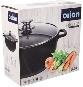 Orion Hrniec GRANDE pr. 32 cm skleněná pokrievka, 9,7 l