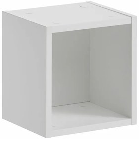 Kúpeľňový regál Nova White 83-27-Q biely