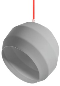 Toolight - Závesné trojité stropné svietidlo 3xE27 APP384-3CPR, šedá, OSW-05016