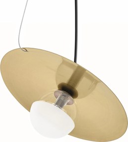 Toolight Toolight, stropné svietidlo 1xG9 APP1417-CP, zlatá-čierna, OSW-02464