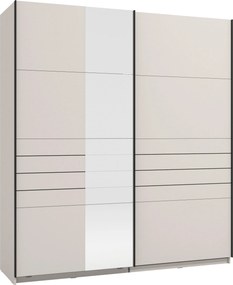 XXXLutz ŠAT. SKRIŇA S POSUV. DVERAMI, kašmírová, 195/217,5/60 cm Xora - Skrine - 000834015308