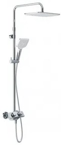 Sprchový systém KLUDI COCKPIT na stenu s termostatickou batériou chróm 8005005-00