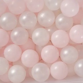 Samostatné loptičky 50 ks - perleťovo ružová