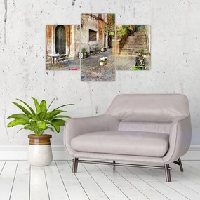Obraz - Staré ulice Ríma (90x60 cm)