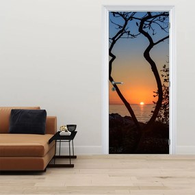 Fototapeta na dvere - Západ slnka (95x205cm)