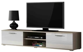 TV stolík 180 Boho B3, Farby: čierny / čierny lesk