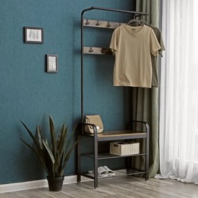 Vešiak na oblečenie a topánky LOFT