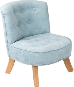 Detské kreslo špinavá modrá 17 cm a 25 cm Drevo