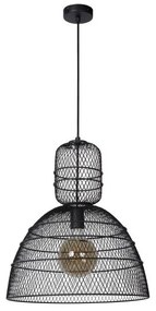 Lucide 78395/01/30 - Luster na lanku GASSET 1xE27/60W/230V čierna