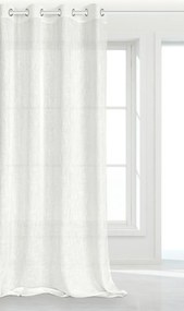Záclona s krúžkami FROST biela 140x250 cm