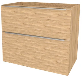 Mereo, Mereo Mailo, kúpeľňová skrinka 81 cm, chróm madlo, Multidecor, Jaseň horský, MER-CN591SJASH