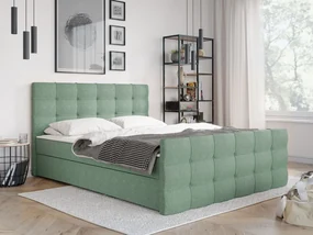 Kontinentálna posteľ Vivien 2, Rozmer postele: 140x200, Dostupné poťahy: Rico 03