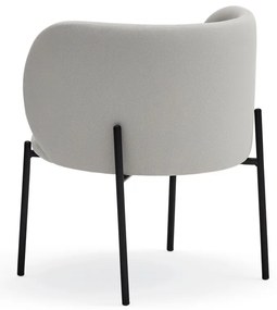 Svetlosivé kreslo Teulat Mogi