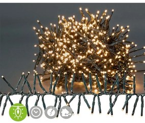 Nedis CLCS576 - LED Vonkajšia vianočná reťaz 576xLED/7 funkcií 7,2m IP44 teplá biela