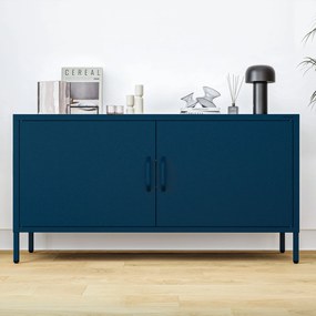 TV stolík na nožičkách ROSA, 1150 x 595 x 400 mm, Modern: tmavomodrá farba