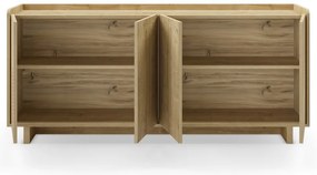 Komoda v dekore duba v prírodnej farbe 180x80x40 cm Daira – Marckeric