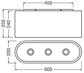 Ledvance - Stropné svietidlo DECOR CARDBOARD 3xE27/15W/230V