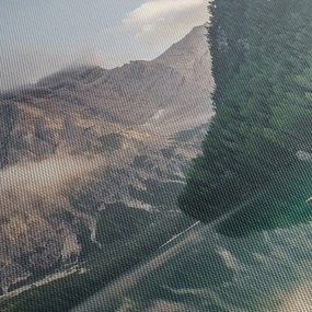 Obraz - Lake Prags (s hodinami) (90x30 cm)