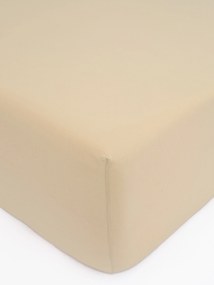 Jersey plachta do postieľky Classic 60 x 120 cm – béžová