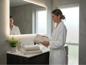 Uterák CLYR 50x100 cm krémový, 100% bavlna