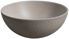 Sapho Sapho, MINOR betónové umývadlo na dosku, priemer 26cm, piesková, MR26014