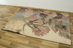 Koberec Isfahan Elish Monstera krémový / viacfarebný