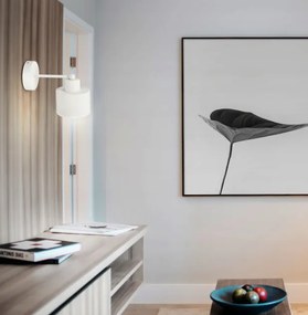 BERGE LED nástenné svietidlo 1xE27 KÚBIK WHITE