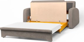 Pohovka s rozkladom Impuls, béžová taupe látka