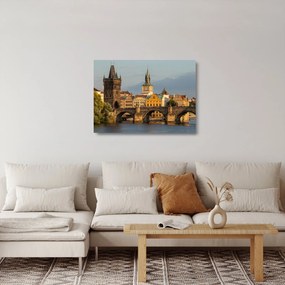 Sklenený obraz - Karlov most (70x50 cm)