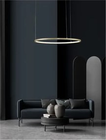 LED luster Tarquin 60 zlaté