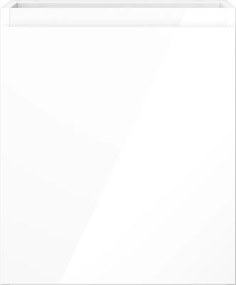 Mexen Orio, kúpeľňová skrinka 40 cm, 1 dvierka, biela lesklá, 91A11-04047-1-BF00