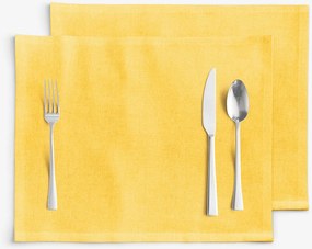 Goldea prestieranie na stôl malaga - žlté - sada 2ks 30 x 40 cm