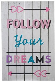 Detský obrázok 30x45 cm Follow Your Dreams – Premier Housewares