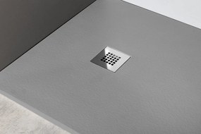 Gelco Gelco, MITIA sprchová vanička z liateho mramoru, obdĺžnik 140x100cm, šedá, PMS140100