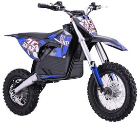 Elektrický detský PIT BIKE s batériovým motorom - modrý