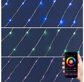 FK technics LED RGB Vianočná stmievateľná reťaz 100xLED/29 funkcií 10,4m FK0235