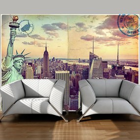 Artgeist Fototapeta - Postcard from New York Veľkosť: 250x175, Verzia: Standard