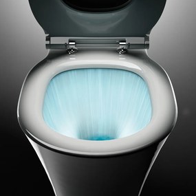 IDEAL STANDARD Tesi závesné WC AquaBlade s hlbokým splachovaním, 365 x 535 mm, biela + Slim WC sedátko so Softclose mechanizmom, T354601