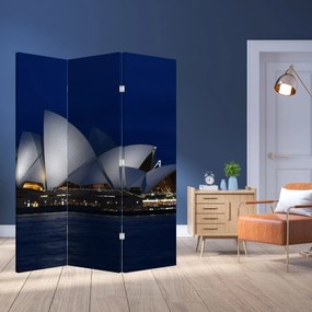 Paraván - Nočné Sydney (126x170 cm)