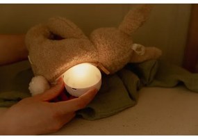 Little Dutch - Newborn Naturals usínací zajačik so svetlom a melódiou
