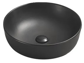 Mexen Lana, umývadlo na dosku 41 x 41 cm, čierna matná, 22234185