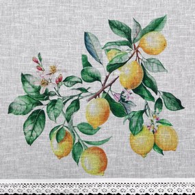 EUROFIRANY KRÁTKA ZÁCLONA NA PÁSKE CLOE 150X90 CM VIACFAREBNÁ