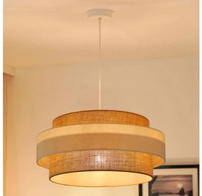 Brilagi - Luster na lanku SPACE LIGHT 1xE27/15W/230V pr. 50 cm béžová/krémová BG1285