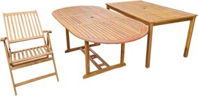 ATLAN - drevené polohovacie záhradné kreslo - 2. KVALITA