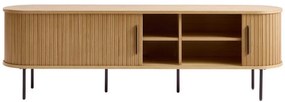 TV stolík v dekore duba v prírodnej farbe 56x180 cm Nola – Unique Furniture
